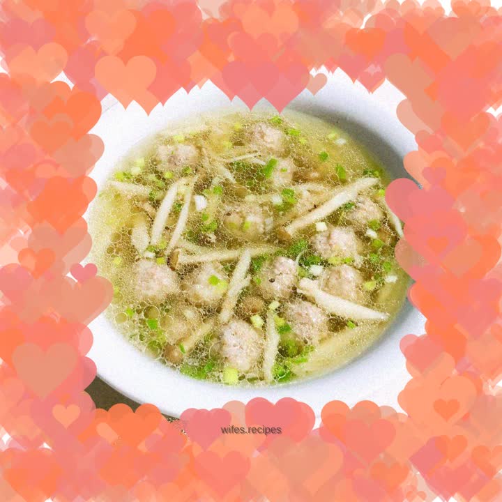 Tasty Mushroom Ball Soup