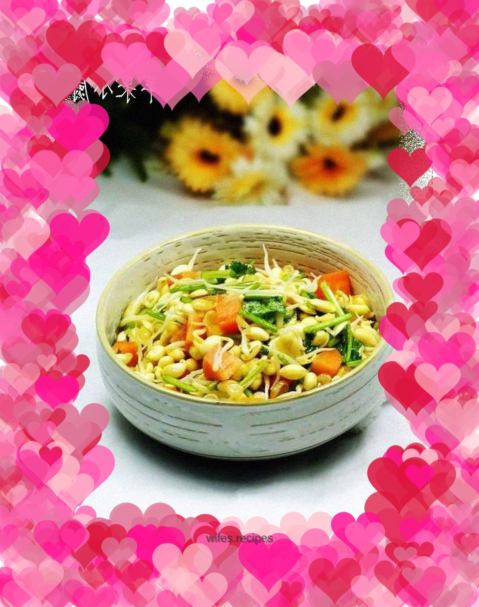 Mixed soybean sprouts