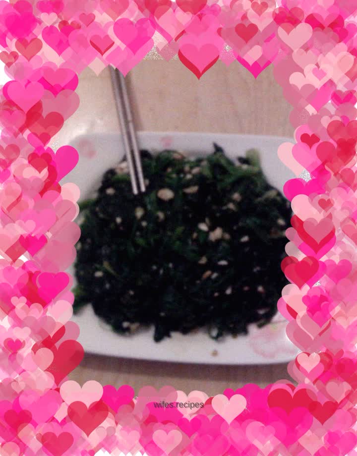 Spinach salad
