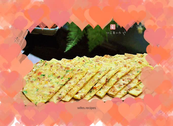 Bacon and Scallion Omelette