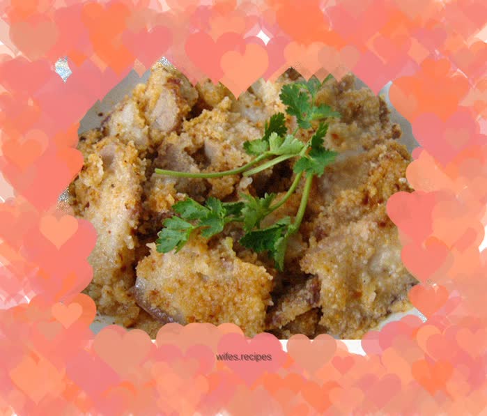 Steamed pork with yam powder