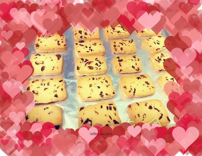 Cranberry Cookies [Low Sugar and Oil Reduction Version]