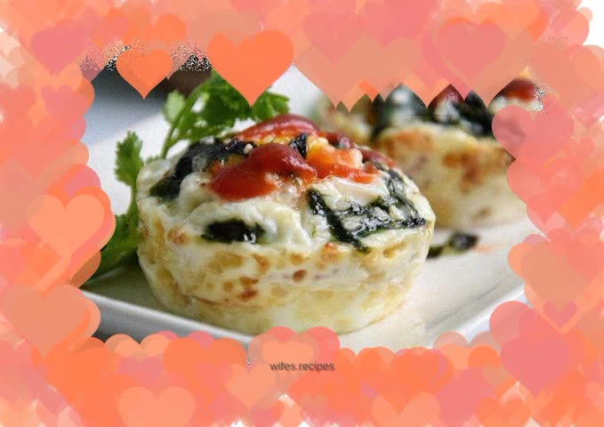 Ham and Seaweed Baked Egg Burger