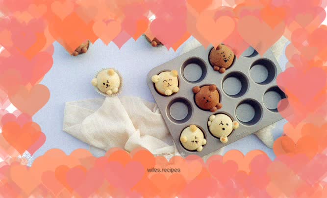 Cute bear bread