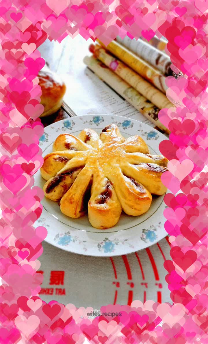 Fancy bean paste bread