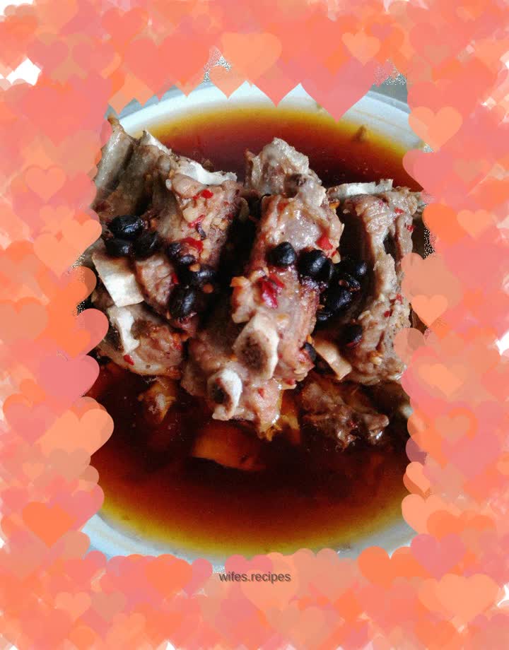 Steamed Pork Ribs with Black Bean Sauce