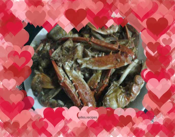 Braised swimming crab