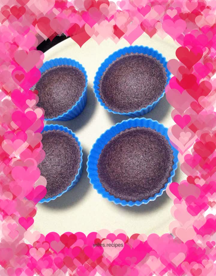 Purple rice cake without oven