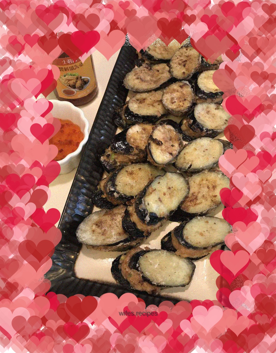 Fried eggplant sandwich