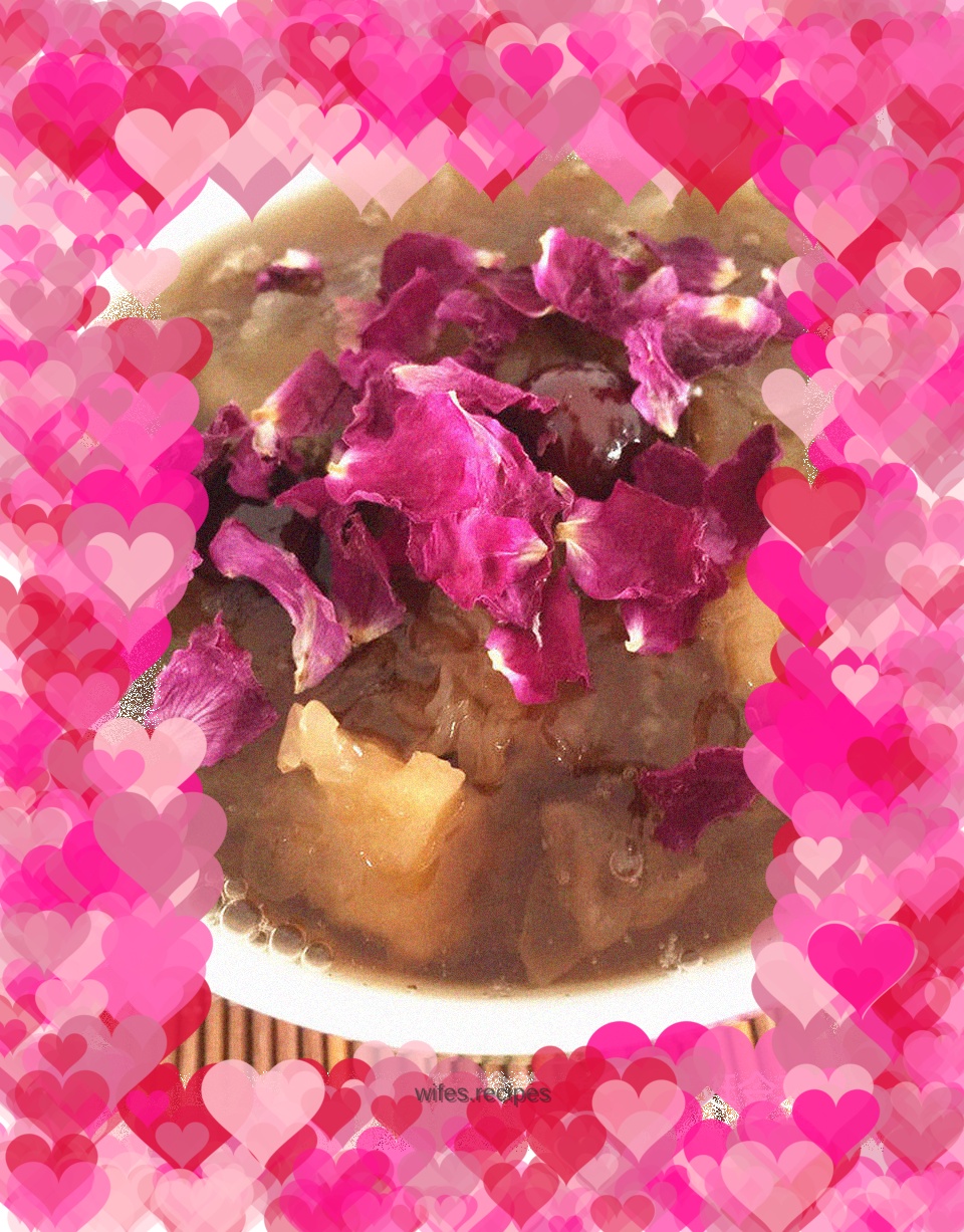 Rose Tremella Soup Full of Collagen