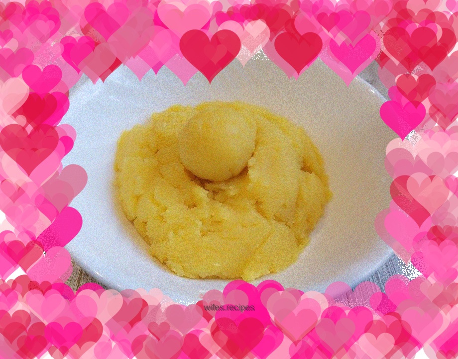 Golden sand custard filling