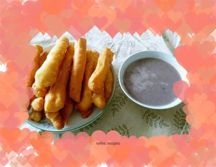 Homemade fried dough sticks