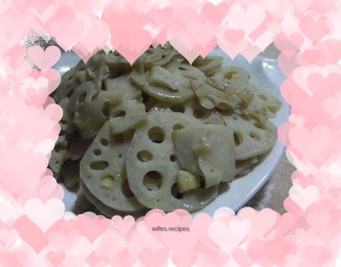 Original stir-fried lotus root