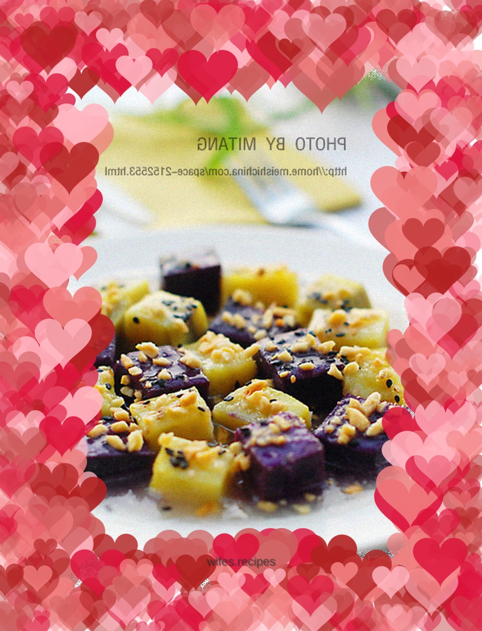 A simple and natural sweet snack - Nuts and Sweet Potatoes