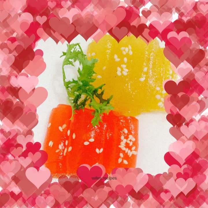 Water chestnut flour pulled skin cake