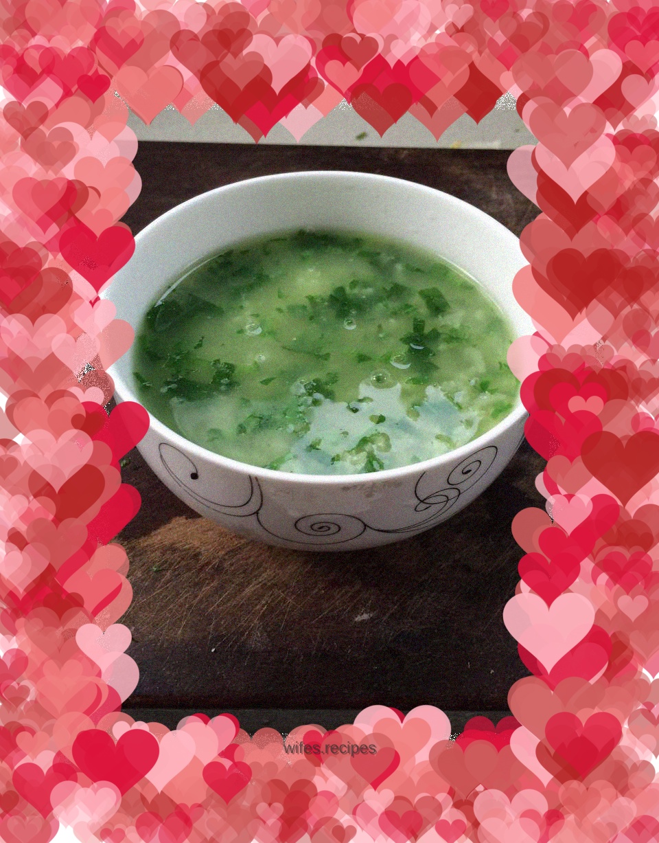 Nutritious breakfast - vegetable porridge