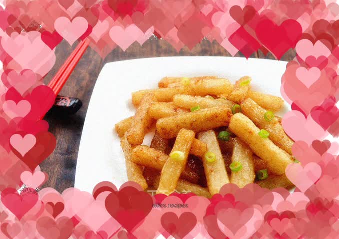Crispy fried yam