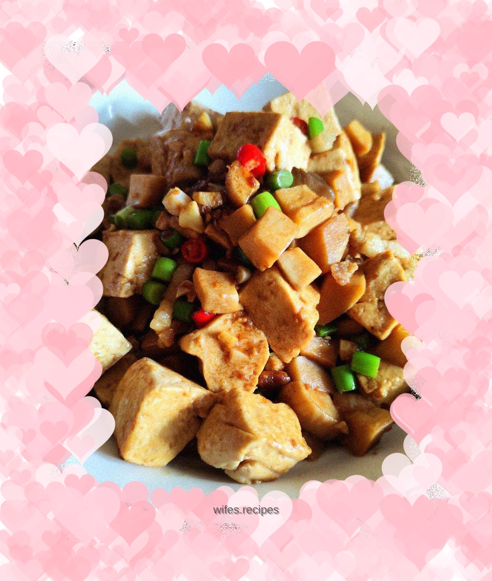 King Oyster Mushroom Braised Tofu