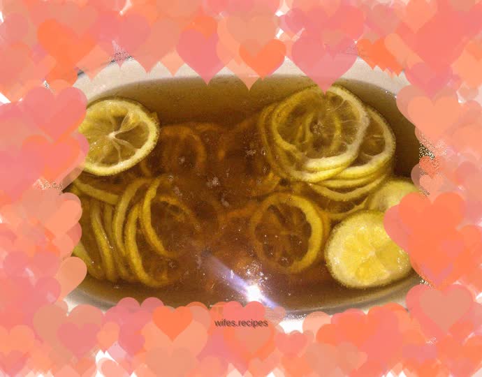 Stewed rock sugar lemon