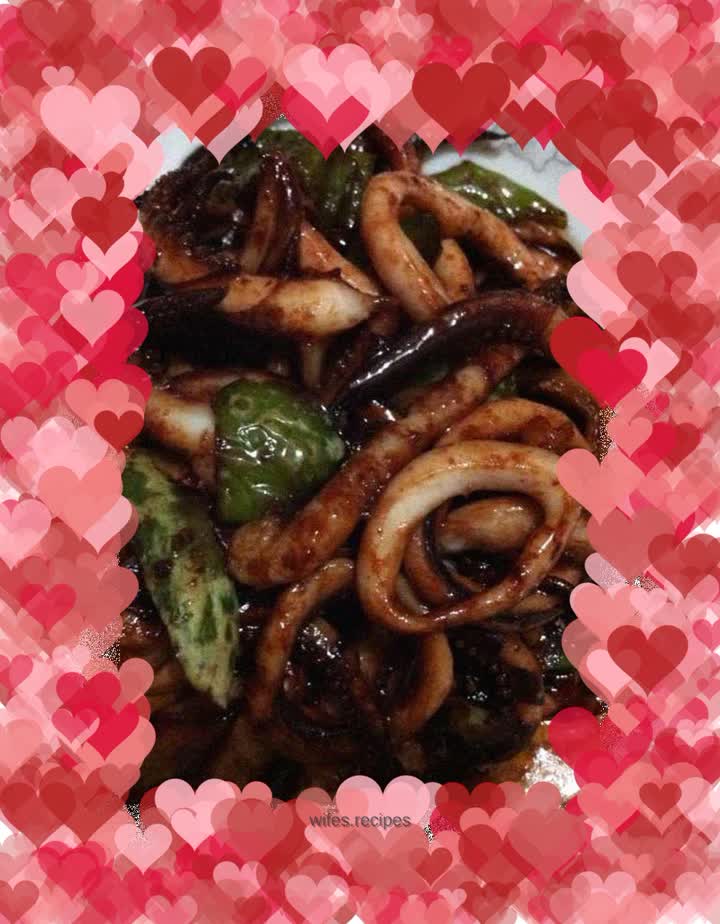 Stir-fried squid