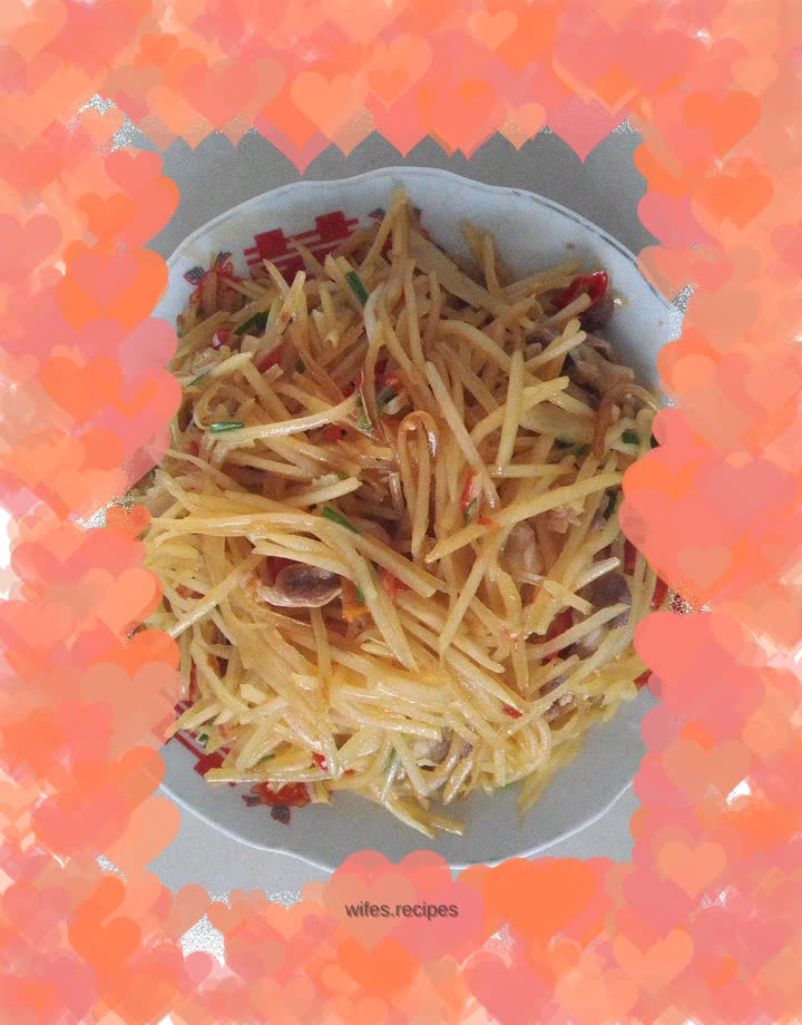 Hot and sour potato shreds