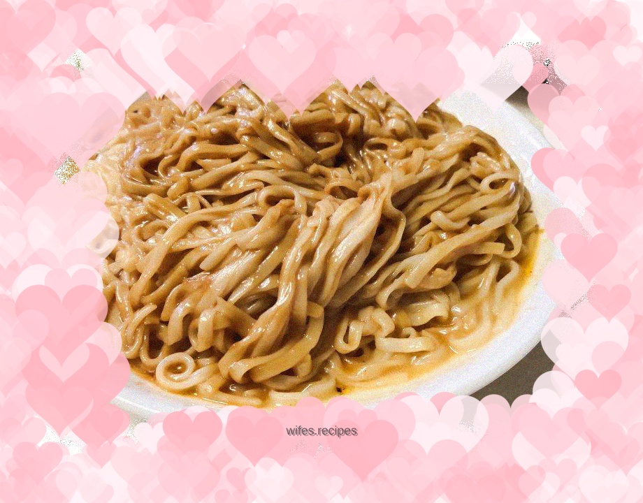 Scallion oil noodles