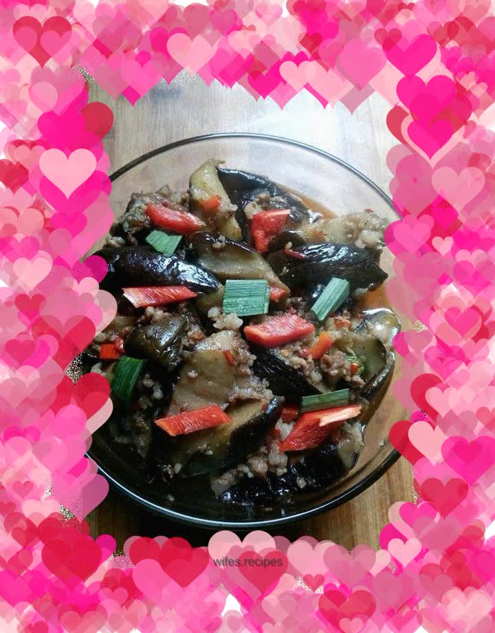 Eggplant with minced meat