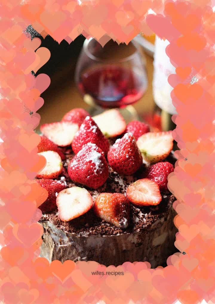Strawberry Cocoa Cake
