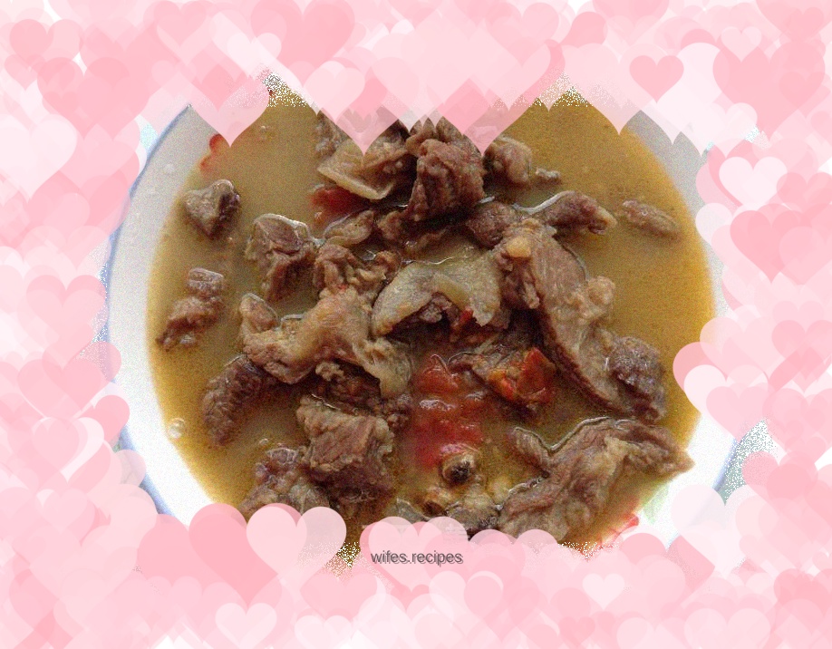 Tomato stewed beef brisket