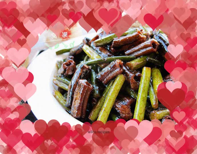 Grilled eel with garlic sprouts