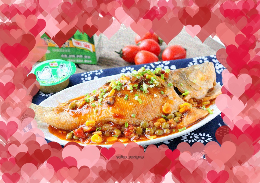 [Guangdong] Bass with red fire tomato sauce