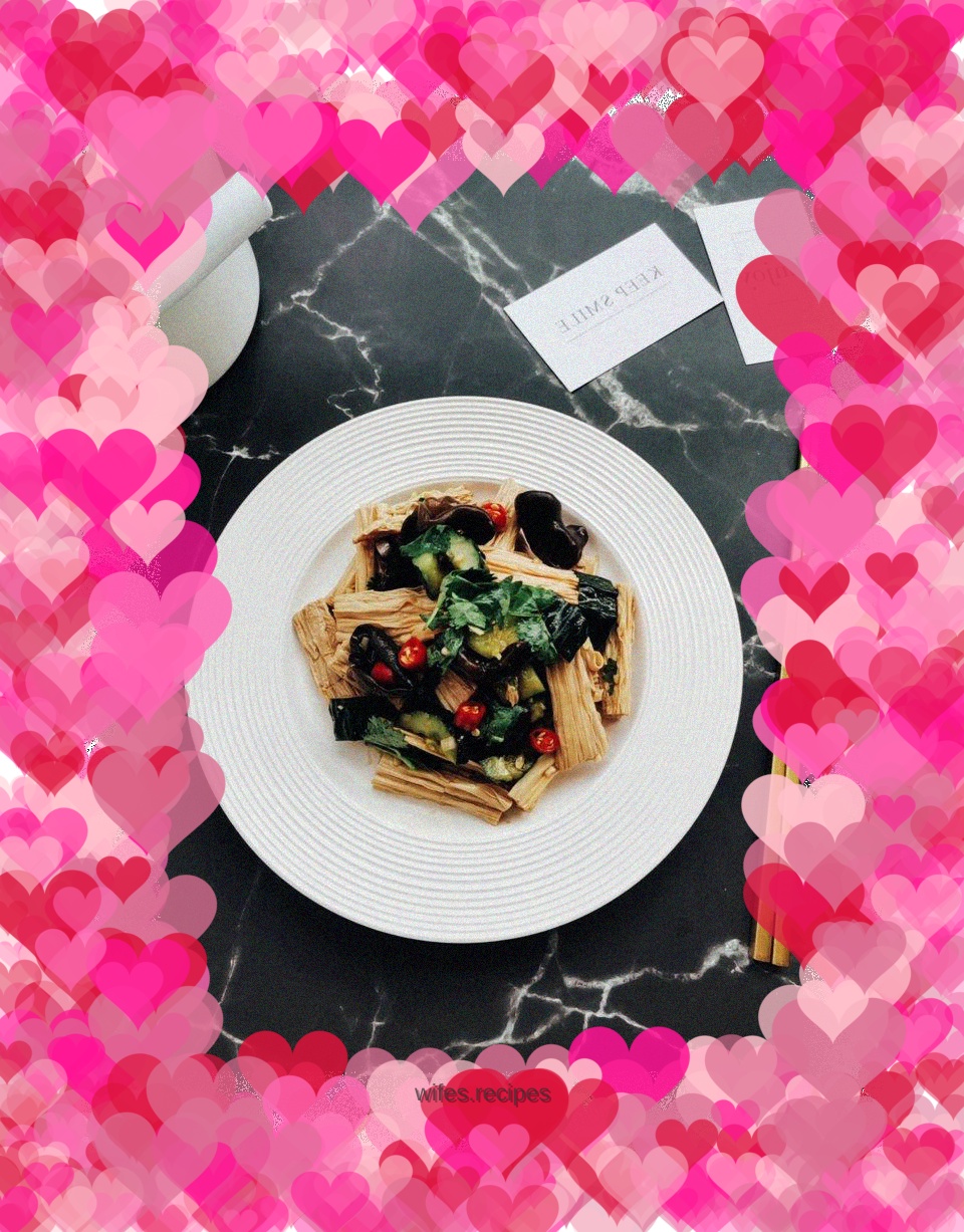 Fungus, cucumber and yuba