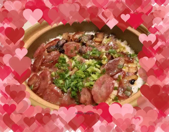 Cured Meat Claypot Rice