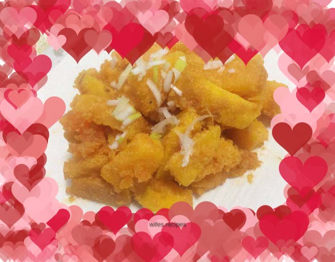 Salted egg yolk pumpkin