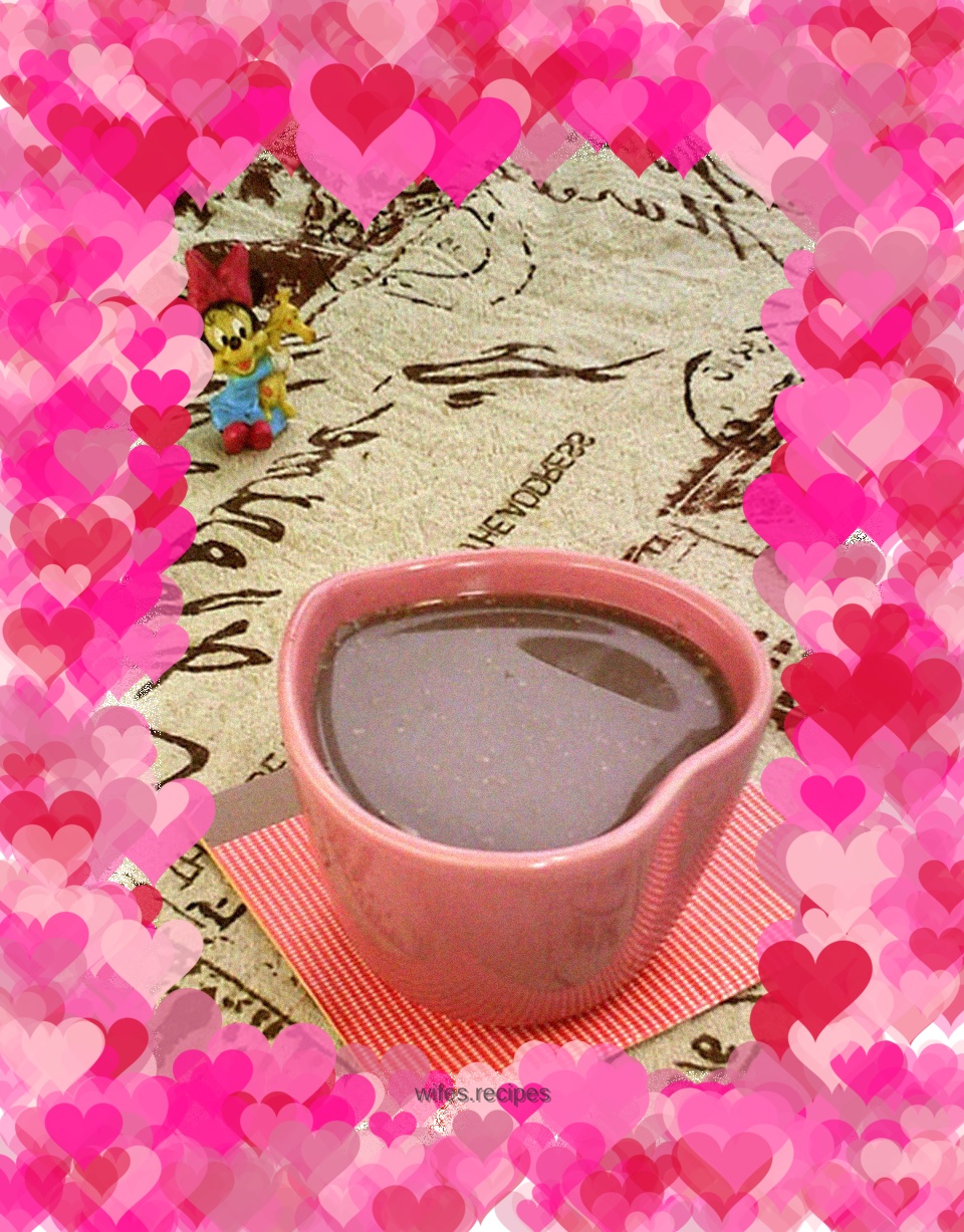 Puzzle yam black rice paste