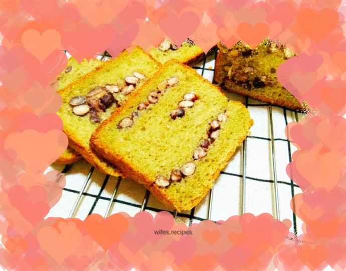 Matcha red bean bread