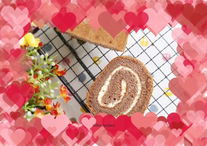 How to make cocoa cake rolls (cocoa cake rolls in the oven)