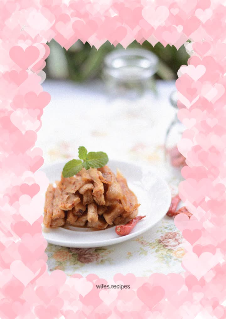 Easy meal roasted dried radish