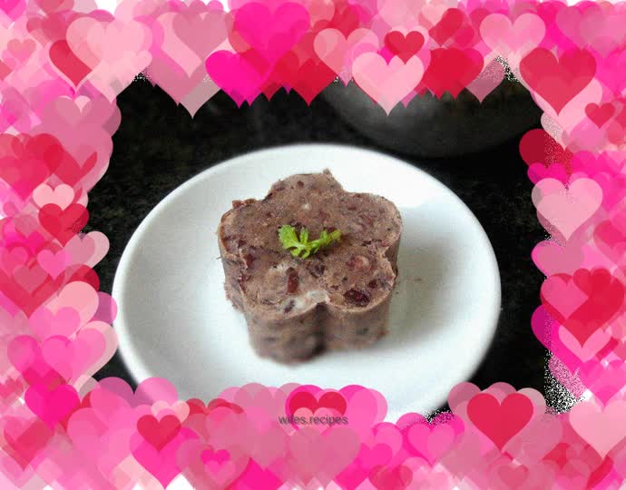 Homemade red bean paste