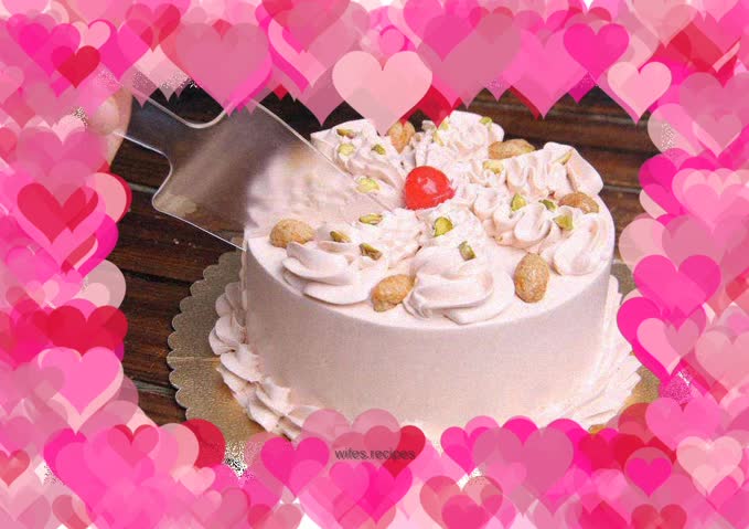 Delicious birthday chiffon cake