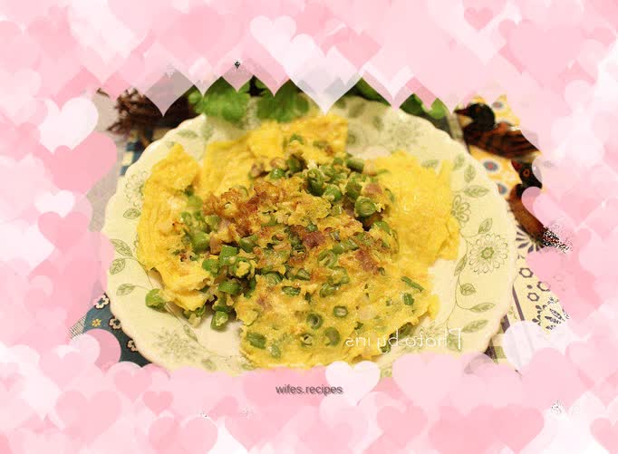 Bean omelette