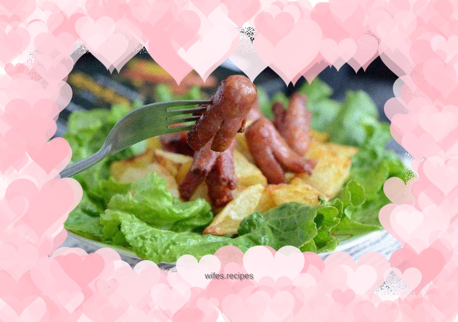 Octopus Sausage Baked Potatoes