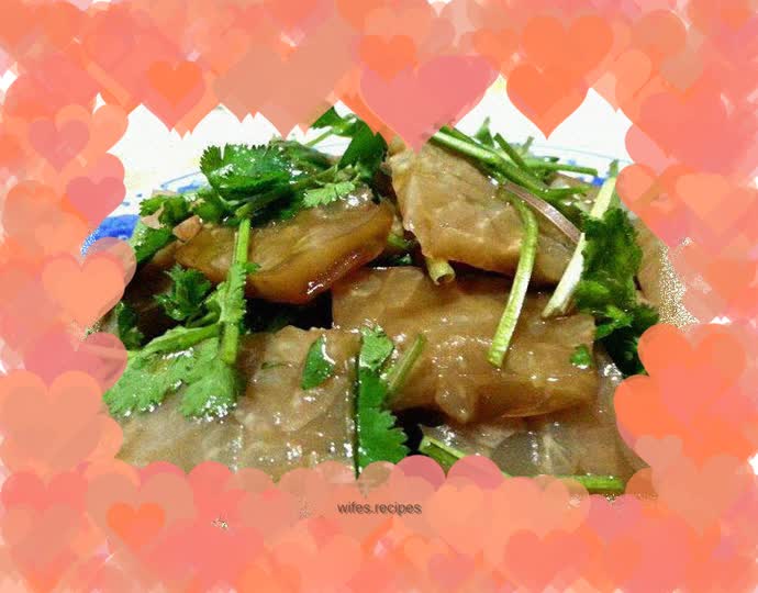 Pork skin jelly