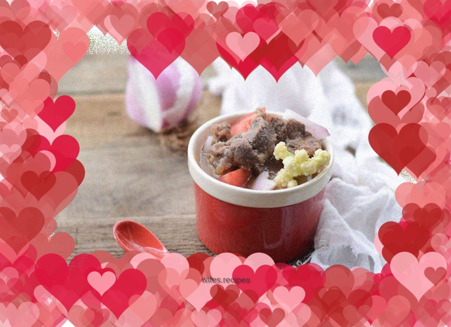 Summer appetizer soup---vinegar spicy and sour beef brisket