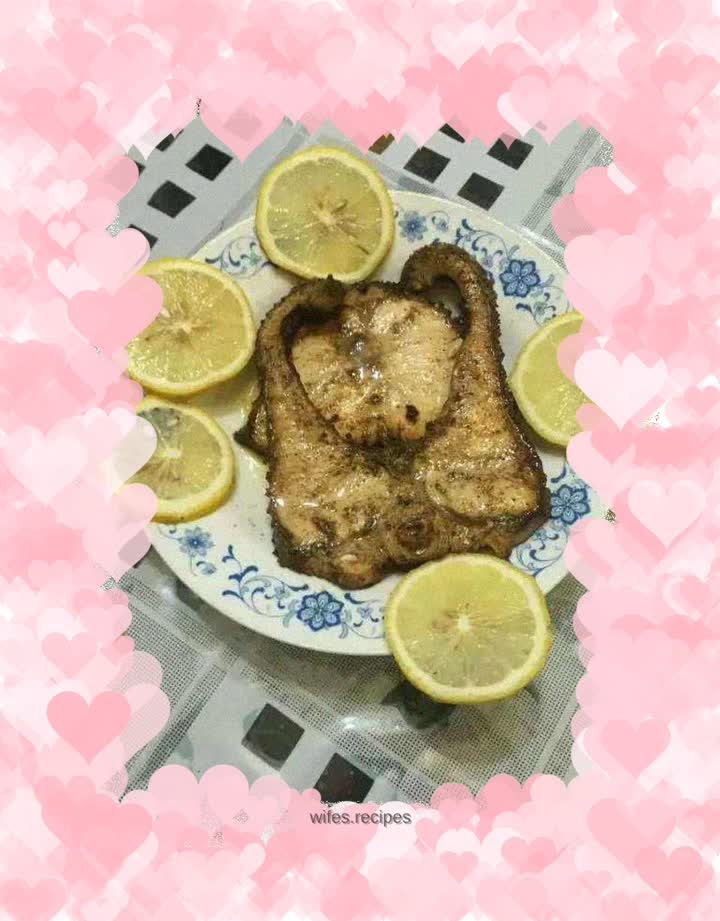 Pan-fried lemon cod