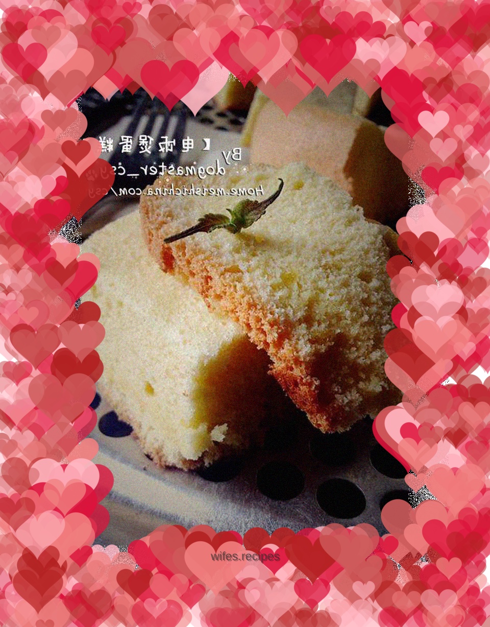 Have fun with "Crazy" and have a little experience [rice cooker cake]