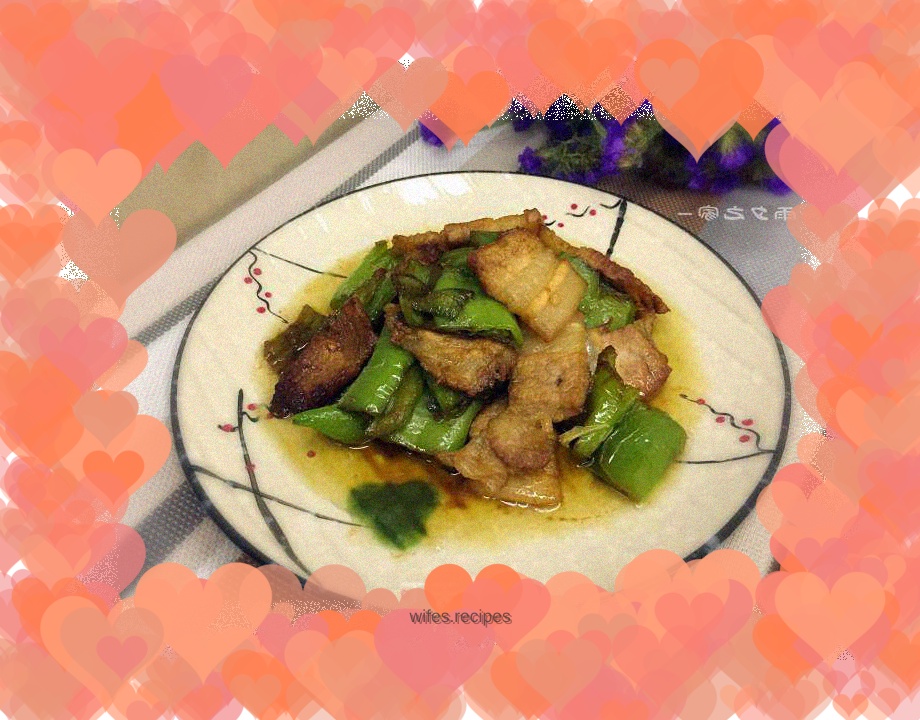 【Jinhua】Fried pork slices with green pepper