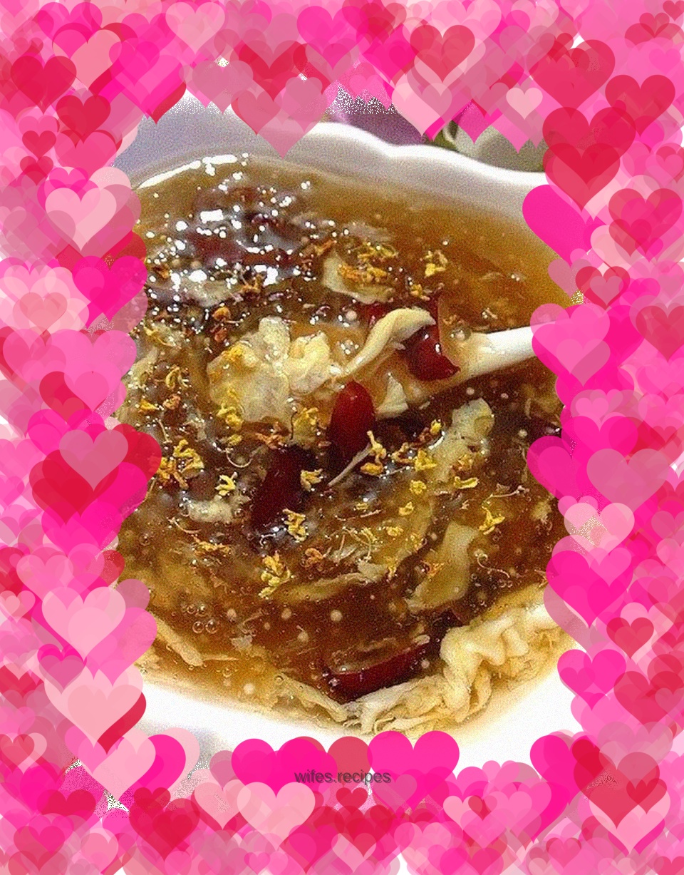 Sago and Osmanthus Porridge