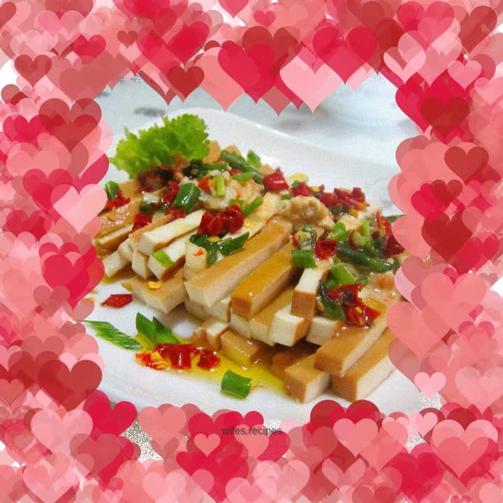 Shredded tofu braised with frankincense