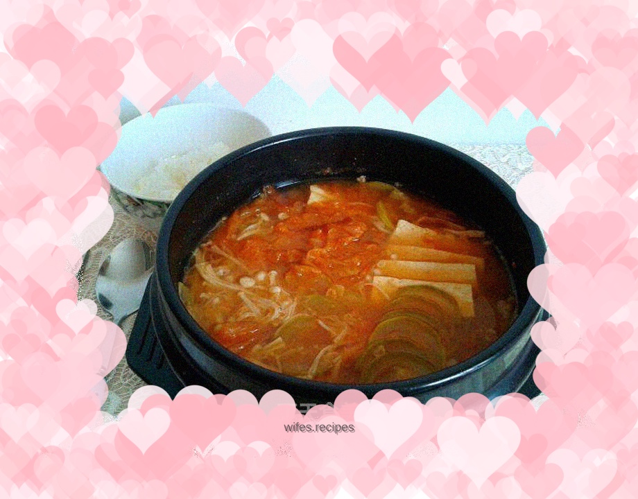 Korean soybean paste soup